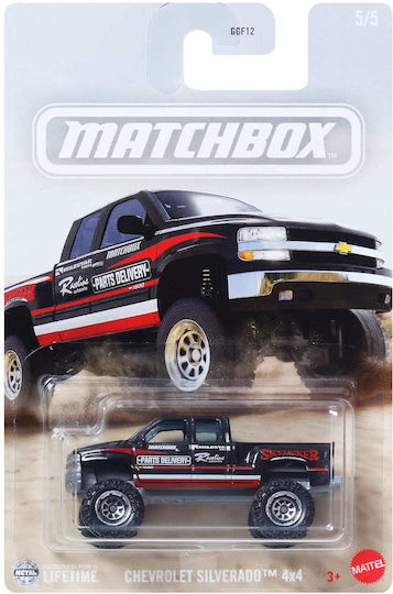 Mattel Matchbox Колички Тематични Chevrolet Silverado 4x4 Jcg50