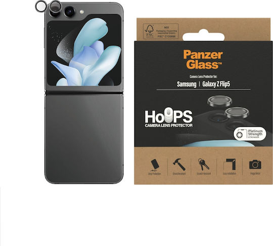 PanzerGlass Hoops Προστασία Κάμερας Tempered Glass Μαύρο για το Samsung Galaxy Z Flip5