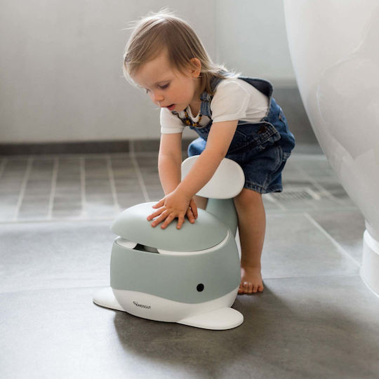 Kindsgut Potties Toilet Whale with Lid Green