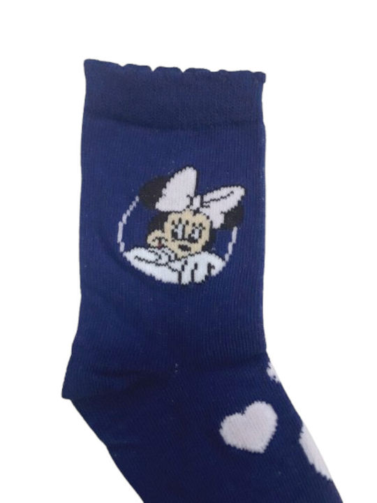 Disney Παιδικές Κάλτσες Minnie Blue, Pink