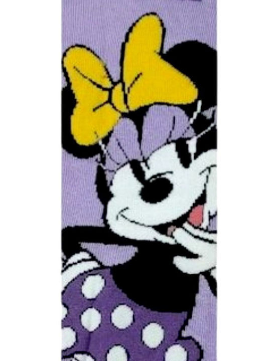 Disney Παιδικές Κάλτσες Minnie Μωβ