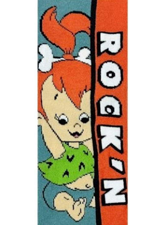 Disney Kids' Socks Flintstones Orange