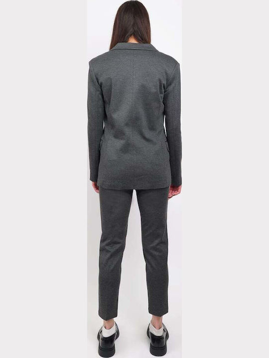 Silvian Heach Women's Blazer Grey Silvian Heach Women's Blazer Grey