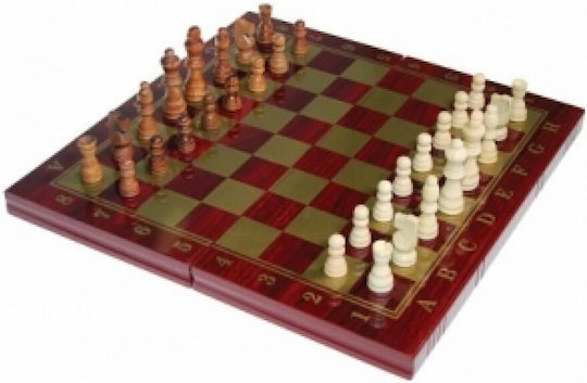 Next Backgammon/Schach aus Holz mit Spielsteinen 40x40cm
