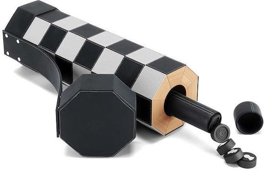 Umbra Rolz Backgammon/Chess /Draughts Wood Folding Roll with Pawns 30.5x30.5cm