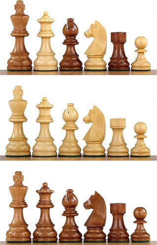 Manopoulos Wooden Chess Pawns 7cm