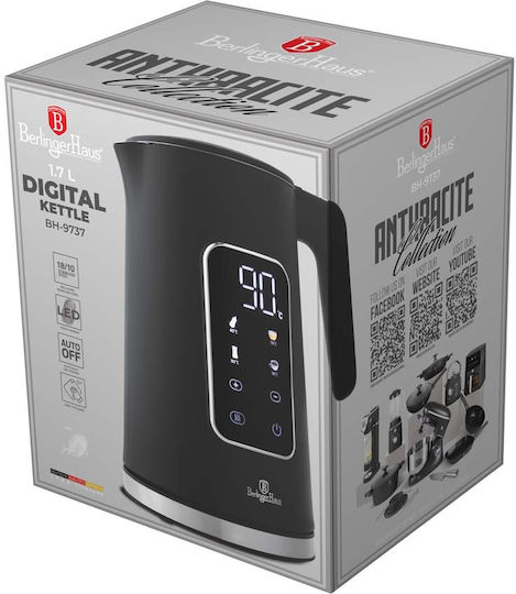 Berlinger Haus Kettle 1.7lt 2200W Gray