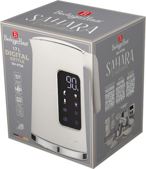 Berlinger Haus Βραστήρας 1.7lt 2200W Μπεζ
