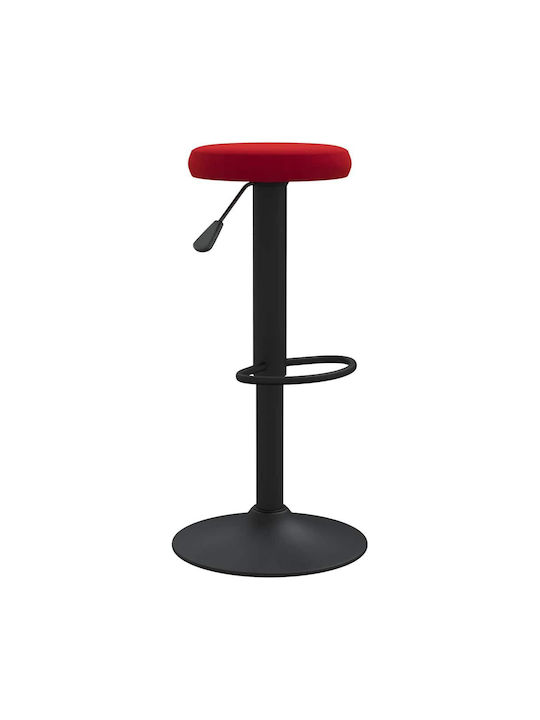 Hocker Bar mit Höhenverstellbar Bordeaux 2Stück 31x31x58-78cm