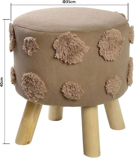 Stool For Living Room Wooden Coffee 35x35x40cm