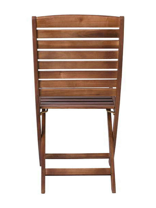Outdoor-Stuhl Hölzernes Spot Acacia 43x54x90εκ.