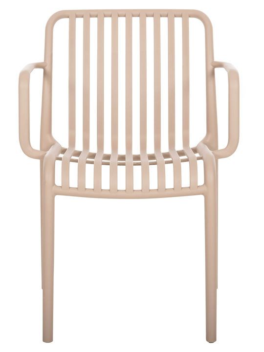 Gartenstühle Polypropylen Convee Cappuccino 55x52x79cm