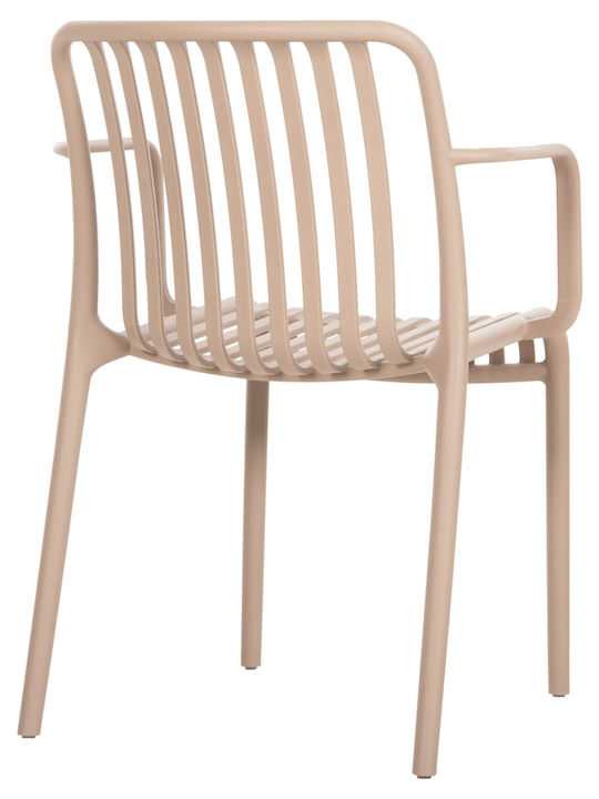 Gartenstühle Polypropylen Convee Cappuccino 55x52x79cm