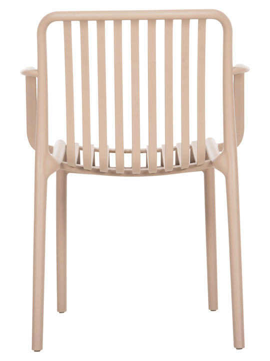 Gartenstühle Polypropylen Convee Cappuccino 55x52x79cm
