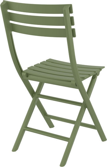 Outdoor Chair Polypropylene Helen Olive Green