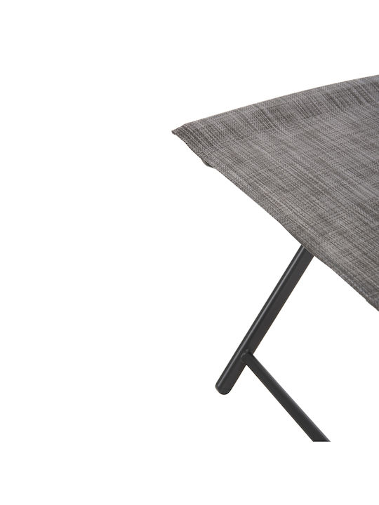 Scaun de exterior Metalic Mag Gri 4buc 45x51x81cm
