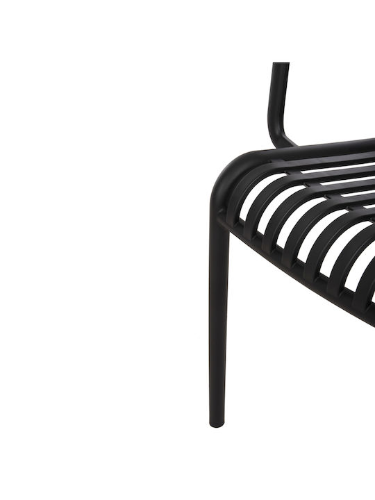 Gartenstühle Polypropylen Convee Schwarz 55x52x79cm