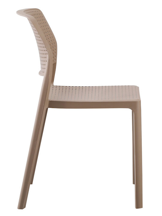 Catering-Stuhl Polypropylen Comfee Cappuccino 41x57x82εκ.