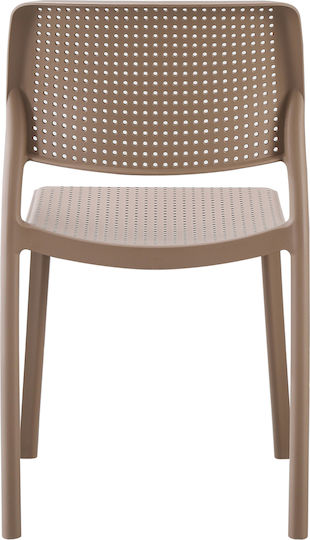 Catering-Stuhl Polypropylen Comfee Cappuccino 41x57x82εκ.