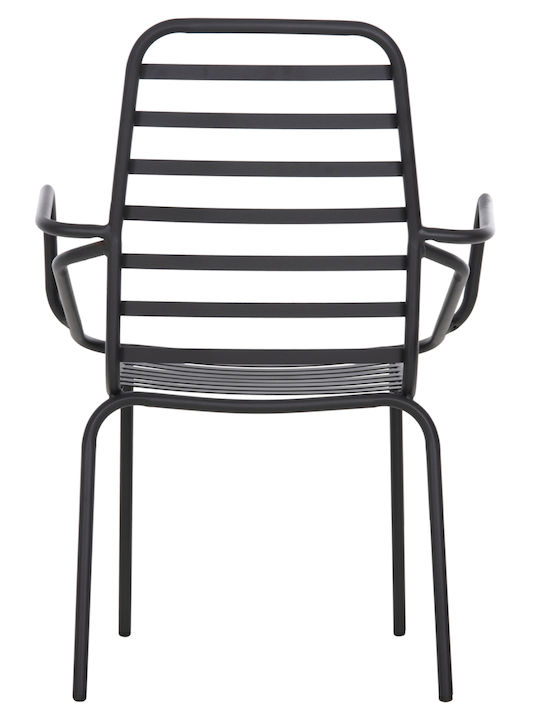 Scaun De Exterior Metalic Free Negru 61x53x87cm