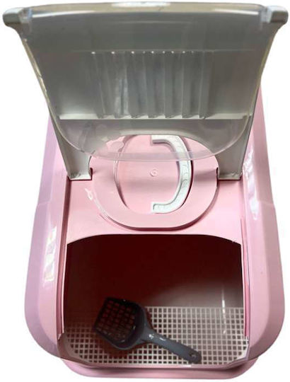 Cat Toilet Closed Pink L66 x W46 x H46cm