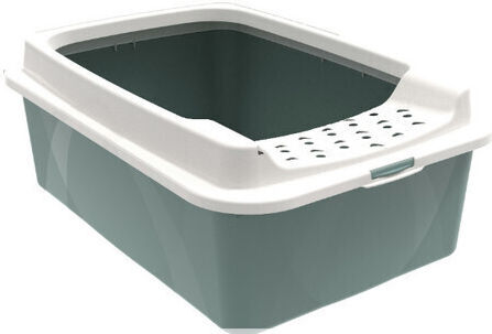Rotho My Pet Bonnie Eco Katzenbecken Grün L56 x B17 x H40cm
