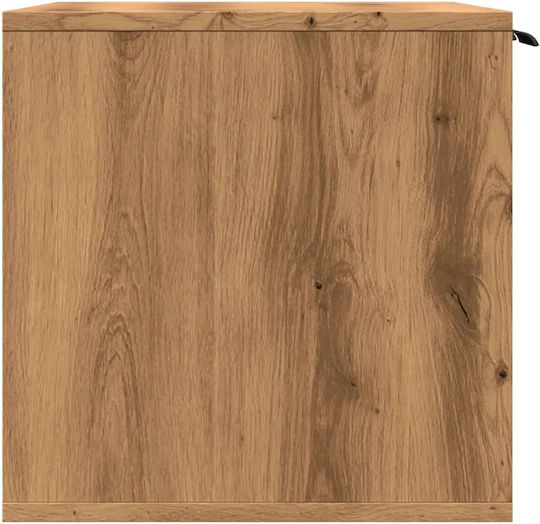 vidaXL Zaun Katzentoilette Geschlossen Braun L60 x B40 x H40cm