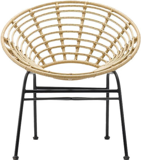 Πολυθρόνα Εξωτερικού Χώρου Rattan Helios Καφέ