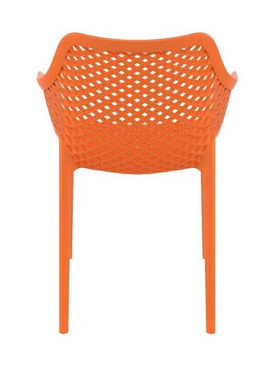 Scaun De Exterior Din Polipropilenă Air XL Portocaliu 57x60x81cm