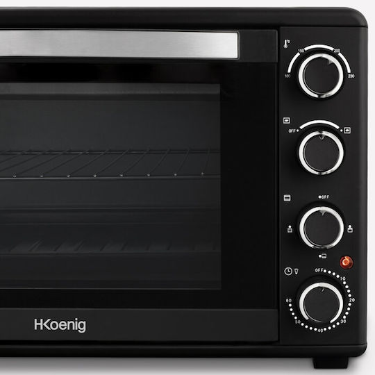 HKoenig Ηλεκτρικό Φουρνάκι 45lt Χωρίς Εστίες Μαύρο