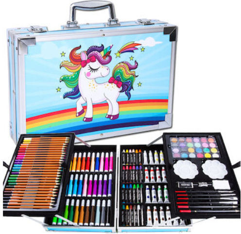 Unicorn Painting Set in Case 34x23cm 145pcs
