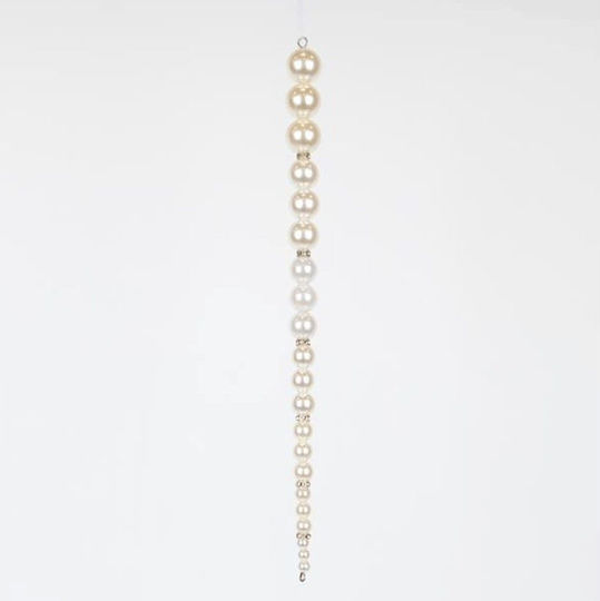 Ornament suspendat Stalactita Plastic Alb 30x45buc
