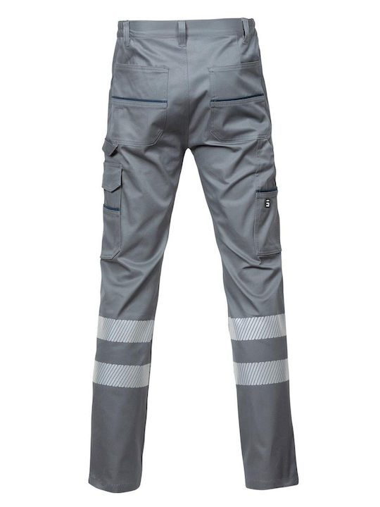 STOP Reflect Slim Stretch Arbeitshosen Grau STOP Reflect Slim Stretch Arbeitshosen Grau