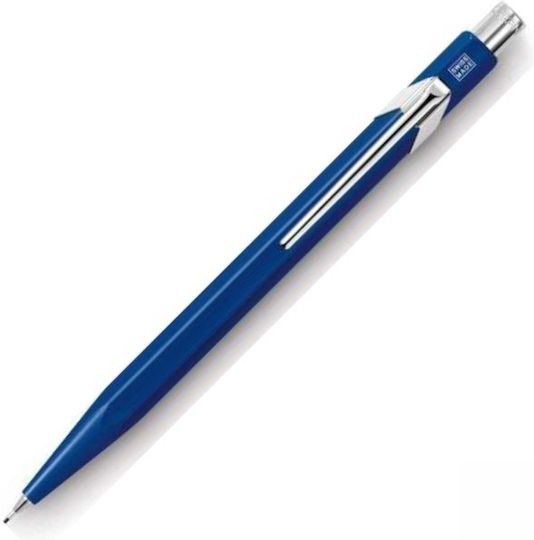 Caran D'ache Μηχανικό Μολύβι από Αλουμίνιο 0.7mm με Γόμα 1τμχ Μπλε