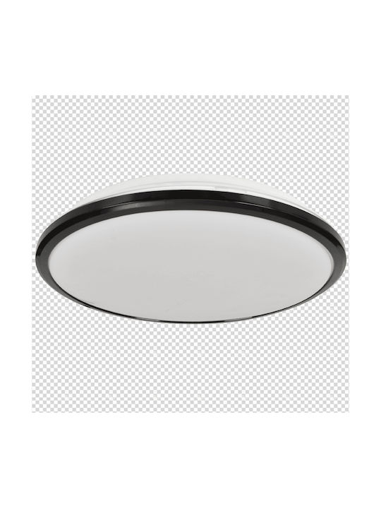 Eko Light Таванно осветление Баня Черен с Вграден LED