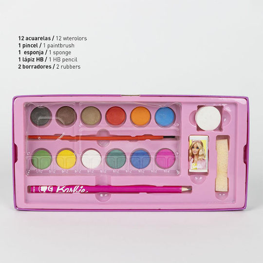 Cerda Barbie Malset 26x13cm