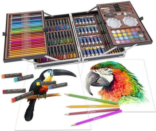 Nassau Fine Art Painting Set in Case 34x23cm 145pcs