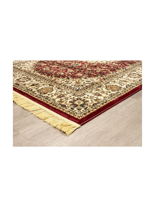 Newplan Χαλί με Κρόσια με Πλάτος 80cm Burgundy (τιμή ανά μέτρο)
