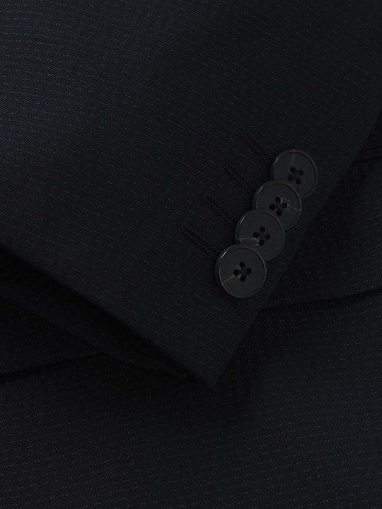 Men's Summer Suit Slim Fit Navy Blue