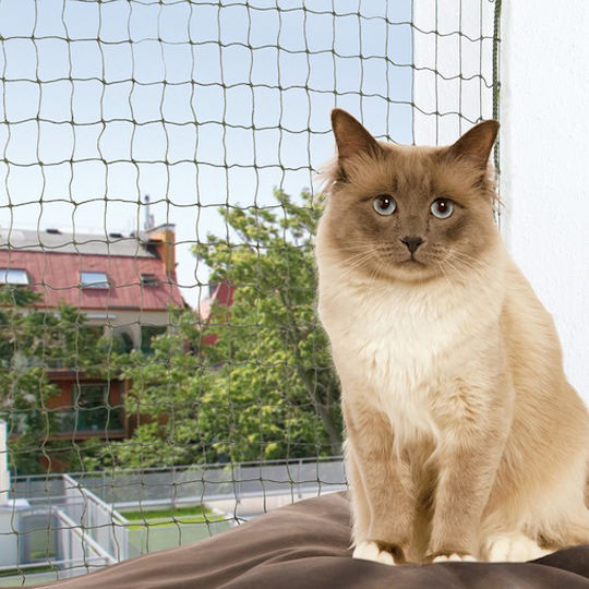 Trixie Katzennetz Olive 8x3m - Olive 8x3m aus Metall in Grün Farbe 800 x 300cm