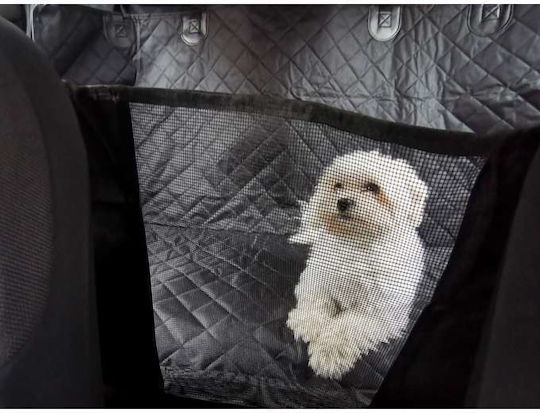 Waterproof Seat Car for Dog Waterproof Quilted Car Crate with Pockets 136cm x 120cm Black Black