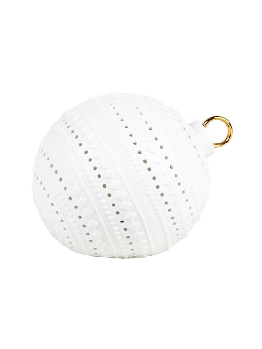 Wonder Sphere Porcelain Ecru Ball 13.7cm Wonder Sphere Porcelain Ecru Ball 13.7cm