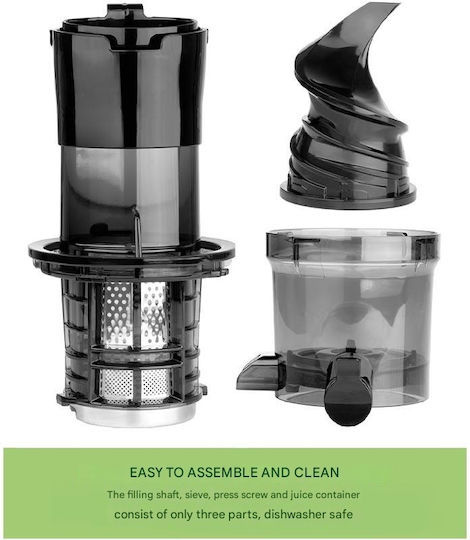 Gastroback Storcător de fructe Presare lentă 200W Negru