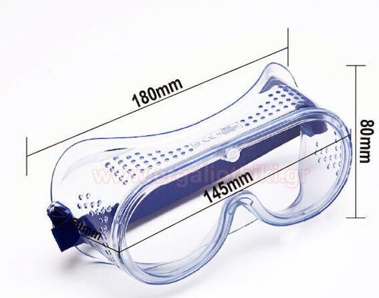 Harden Safety Glasses / Work Mask for Protection with Transparent Lenses 1pcs
