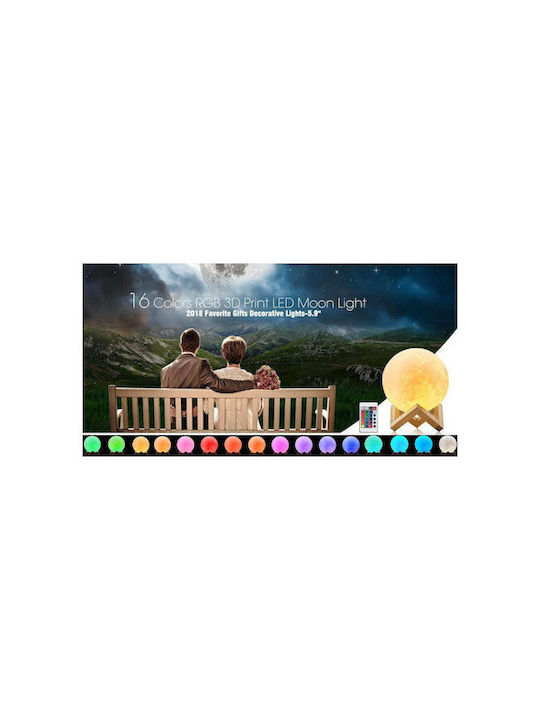 Διακοσμητικό Φωτιστικό LED RGB Moon Light