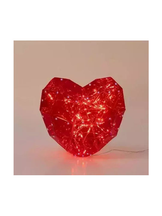 Decorative Lamp Heart Red