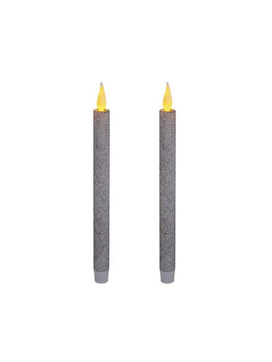 Atmosphera Decorative Lamp Wax Polish Gray 2pcs