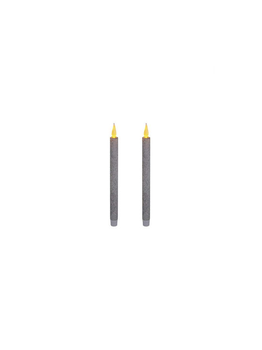 Atmosphera Decorative Lamp Wax Polish Gray 2pcs