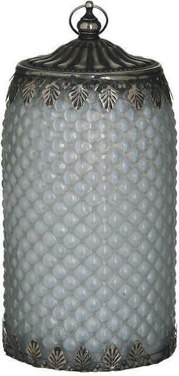 Inart Lantern Decorative Lamp Lattern White