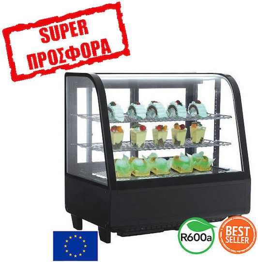 Fresh Maintenance Showcase Tabletop with 3 Levels with Capacity 100lt 68.5x45.5x67.5cm Deli Cool I / RTW